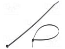 Cable tie; with a metal clasp; L: 203mm; W: 3.6mm; polyamide; 178N PANDUIT
