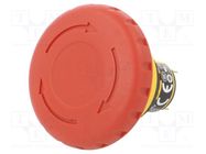 Switch: emergency stop; 16mm; Stabl.pos: 2; NC x2; red; IP65; Pos: 2 