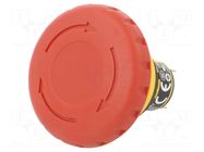 Switch: emergency stop; 16mm; Stabl.pos: 2; NC x2; red; IP65; XA IDEC