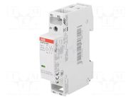 Contactor: 2-pole installation; 16A; 230VAC,230VDC; NC x2; ESB ABB