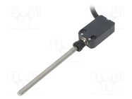 Limit switch; spring, total length 121,8mm; NO + NC; 10A; IP67 