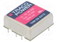 Converter: DC/DC; 20W; Uin: 18÷36VDC; Uout: 12VDC; Iout: 1670mA TRACO POWER
