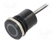 Switch: capacitive; Pos: 2; SPST-NC; 0.01A/12VDC; IP68; ON-OFF; MC BULGIN