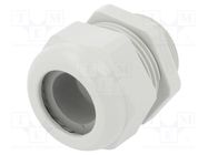 Cable gland; M40; 1.5; IP68; polyamide; light grey; UL94V-0; HSK-K HUMMEL