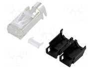 Connector: RJ45; plug; TM21P; PIN: 8; Cat: 5e; shielded; 8p8c; 6.6mm HIROSE