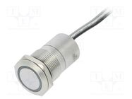 Switch: capacitive; Pos: 2; SPST-NC; 0.01A/12VDC; IP68; ON-OFF; MC BULGIN