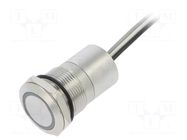 Switch: capacitive; Pos: 2; SPST-NO; 0.01A/12VDC; IP68; OFF-(ON) BULGIN