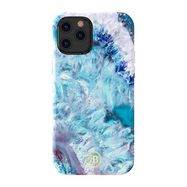 Kingxbar Agate Series case decorated printed Agate iPhone 12 mini blue, Kingxbar