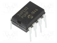 IC: EEPROM memory; 2kbEEPROM; I2C; 256kx8bit; 1.7÷5.5V; 1MHz; DIP8 MICROCHIP TECHNOLOGY