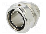 Straight terminal connector; Thread: metric,outside; brass; IP68 