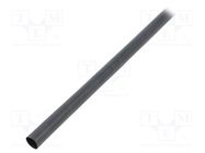 Heat shrink sleeve; glueless; 3: 1; 12mm; L: 1.2m; black; RNF-3000 TE Connectivity