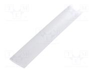 Heat shrink sleeve; glueless; 3: 1; 18mm; L: 1.2m; transparent TE Connectivity