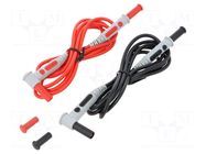 Test leads; Inom: 15A; Len: 1.5m; red and black CHAUVIN ARNOUX