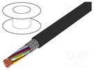 Wire; UNITRONIC® Li2YCYv (TP); 10x2x0.5mm2; PVC; black; 50V LAPP