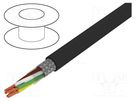 Wire; UNITRONIC® Li2YCYv (TP); 3x2x0.22mm2; PVC; black; 50V LAPP