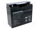 Re-battery: acid-lead; 12V; 17Ah; AGM; maintenance-free; EPL EUROPOWER