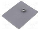Heat transfer pad: silicone; SOT93,TOP3; 0.4K/W; L: 24mm; W: 20mm NINIGI
