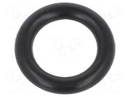 O-ring gasket; NBR caoutchouc; Thk: 2mm; Øint: 7mm; black ORING USZCZELNIENIA TECHNICZNE