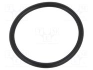 O-ring gasket; NBR caoutchouc; Thk: 2mm; Øint: 23mm; black 