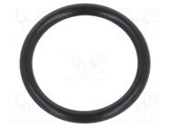O-ring gasket; NBR rubber; Thk: 2.5mm; Øint: 20mm; black; -30÷100°C ORING USZCZELNIENIA TECHNICZNE