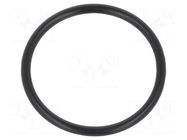 O-ring gasket; NBR caoutchouc; Thk: 1.5mm; Øint: 19mm; black ORING USZCZELNIENIA TECHNICZNE