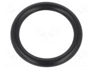 O-ring gasket; NBR caoutchouc; Thk: 3mm; Øint: 18mm; black ORING USZCZELNIENIA TECHNICZNE