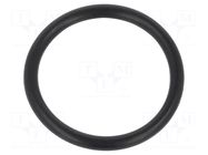 O-ring gasket; NBR caoutchouc; Thk: 2mm; Øint: 18mm; black ORING USZCZELNIENIA TECHNICZNE