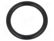 O-ring gasket; NBR caoutchouc; Thk: 2.5mm; Øint: 17mm; black ORING USZCZELNIENIA TECHNICZNE