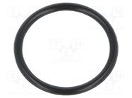 O-ring gasket; NBR rubber; Thk: 1.5mm; Øint: 15mm; black; -30÷100°C ORING USZCZELNIENIA TECHNICZNE
