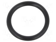 O-ring gasket; NBR caoutchouc; Thk: 1.5mm; Øint: 11mm; black ORING USZCZELNIENIA TECHNICZNE