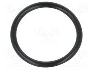 O-ring gasket; NBR rubber; Thk: 2mm; Øint: 10mm; black; -30÷100°C ORING USZCZELNIENIA TECHNICZNE