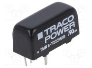 Converter: DC/DC; 6W; Uin: 43÷160V; Uout: 12VDC; Uout2: -12VDC; SIP8 TRACO POWER