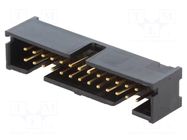 Connector: IDC; socket; male; PIN: 26; straight; THT; 2.54mm; 2x13 TE Connectivity