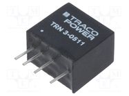Converter: DC/DC; 3W; Uin: 4.5÷13.2V; Uout: 5VDC; Iout: 600mA; SIP TRACO POWER