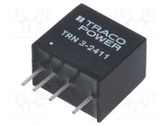 Converter: DC/DC; 3W; Uin: 18÷36V; Uout: 5VDC; Iout: 600mA; SIP; TRN 3 TRACO POWER