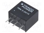Converter: DC/DC; 3W; Uin: 18÷36V; Uout: 24VDC; Iout: 125mA; SIP TRACO POWER