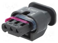 Connector: automotive; plug; female; MCON 1.2; for cable; PIN: 3 TE Connectivity