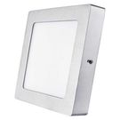 LED panel 170×170, attached, silver, 12.5W neutral white, EMOS