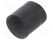 Heat shrink boot; straight,glued; 17mm; L: 39mm; black; -75÷175°C TE Connectivity