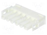 Connector: wire-wire/PCB; plug; male/female; PIN: 6; 600V; 6.35mm TE Connectivity