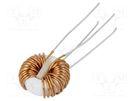 Inductor: wire; THT; 470uH; 1.6A; 80mΩ; 230VAC; 6x5mm; -20÷50%; 10kHz FERYSTER