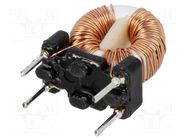 Inductor: wire; THT; 3.3mH; 300mA; 600mΩ; 230VAC; 4.5x10mm; -20÷50% FERYSTER