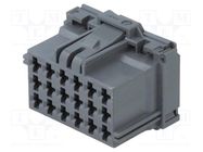 Connector: automotive; plug; female; MCP 2.8; for cable; PIN: 18 TE Connectivity