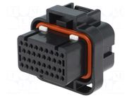Connector: automotive; plug; female; Superseal 1.0; PIN: 34; black TE Connectivity