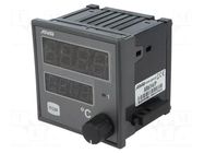 Module: regulator; temperature; relay; panel; OUT 1: 250VAC/8A APAR