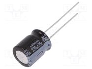 Capacitor: electrolytic; THT; 330uF; 35VDC; Ø10x12.5mm; Pitch: 5mm NICHICON