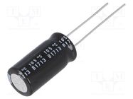 Capacitor: electrolytic; THT; 10uF; 450VDC; Ø10x20mm; Pitch: 5mm NICHICON