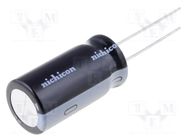 Capacitor: electrolytic; THT; 22uF; 160VDC; Ø10x16mm; Pitch: 5mm NICHICON