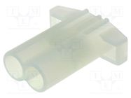 Connector: wire-wire; plug; Commercial MATE-N-LOK; male; PIN: 2 TE Connectivity