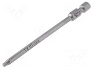 Screwdriver bit; Torx®; TX10; Overall len: 89mm WERA